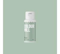 The Baked Studio Oil-Based Food Colours - 9 Vibrant Shades | Food Grade Edible Colouring for Chocolate, Buttercream, Fondant, Candy Melts | Halal & Vegan | 20ml Bottle (Sage, 20 ml (Pack of 1))