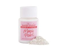 The Baked Studio - Original Edible Glitter Lustre Dust for Cake Decorating (Magic Pearl 15g)