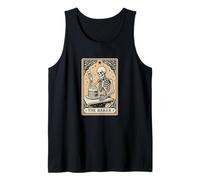 The Baker Tarot Card Cake Baking Bakery Spooky Gothic Witchy Tank Top
