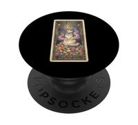 The Baker Tarot Card Cat Macaron Meme Aesthetic PopSockets Adhesive PopGrip