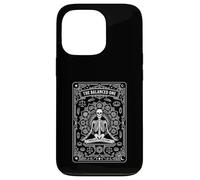 The Balanced One Tarot Skeleton Funny Yoga Meditation Case for iPhone 13 Pro