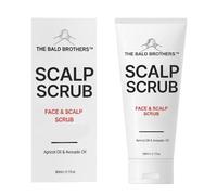The Bald Brothers Scalp Scrub with Apricot Seed Oil | Pre Shave | Exfoliating Scrub For Men with Pumice & Coconut Oil | Unscented | Vegan