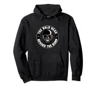 The Bald Head Behind The Bump Dad To Be Pullover Hoodie