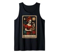 The Ball Python Mom Snake Mother's Day Tarot Card Skeleton Tank Top