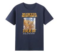 The Ballad of Wallis Island McGwyer Mortimer Tour T-Shirt Crewneck Short Sleeve Cotton Tee Women Men Streetwear (XXL,Navy)