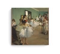 The Ballet Class Dancing Class By Edgar Degas Artist's Works Printed Posters Canvas Wall Art Picture Prints Hanging Photo Idea Decor 12x12inch(30x30cm)