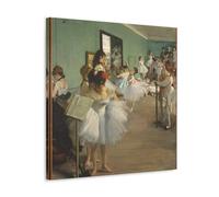 The Ballet Class Dancing Class By Edgar Degas Artist's Works Printed Posters Wall Art Picture Canvas Prints Bedroom Living Room Decor 12x12inch(30x30cm)