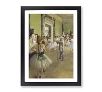 The Ballet Class Vol.1 By Edgar Degas Classic Painting Framed Print | A3 Black Framed Wall Art | Ready to Hang | Classic Historical Picture | Living Room Bedroom Lounge Office