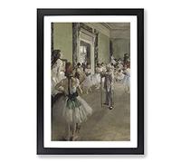 The Ballet Class Vol.1 by Edgar Degas Framed Print | A2 Black Framed Wall Art | Ready to Hang | Modern Nature Picture | Living Room Bedroom Lounge Office