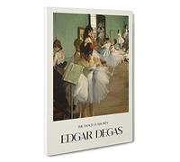 The Ballet Class Vol.2 Edgar Degas Canvas Print | Gallery Wrapped 30mm Frame Wall Art | 30x20 inches | Ready to Hang | Impressionist Picture | Living Room Bedroom Lounge Office