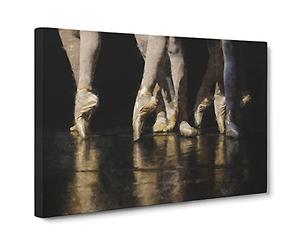 The Ballet Dancers Canvas Wall Art Print 30x20 Inch