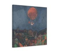 The Balloon By Paul Klee Painter Artwork Poster Print Photo Art Painting Canvas Home Decorative Bedroom Modern Decors Gifts 16x16inch(40x40cm)