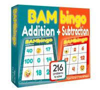 The Bambino Tree BAMBingo Addition & Subtraction Math Flash Card Bingo Game
