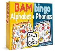 The Bambino Tree BAMBIngo Alphabet & Phonics Flash Card Bingo Game