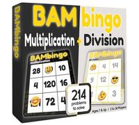 The Bambino Tree BAMBingo Multiplication & Division Math Flash Card Game
