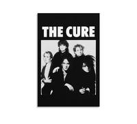 The Band Cure Poster Vintage Music Poster Black And White Poster Legend Rock Roll Band Poster Poster Decorative Painting Canvas Wall Art Living Room Posters Bedroom Painting 12x18inch(30x45cm)