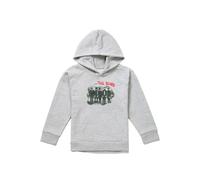 The Band I Shall Be Released Youth Kids Pull-Over Hoodie, Athletic Heather in Grey | Size: 5-6 Years The Band Grey 5-6 Years