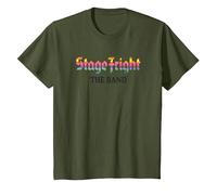 The Band Stage Fright T-Shirt, Youth, Olive Green, Large