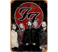 The Bands Foo Fighters Metal Tin Sign Poster Vintage Art Wall Decor 12 X 8 Inch