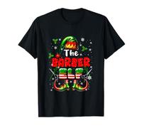 The Barber Elf Christmas Funny Job Team Matching Parties T-Shirt