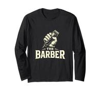 The Barber Proud Hair Stylist Old School Classic Long Sleeve T-Shirt