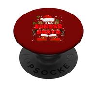 The Barber Santa Christmas Colorful Costume Job Team PopSockets Adhesive PopGrip