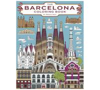 The Barcelona Coloring Book: A coloring book including pictures from Barcelona