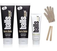 The Bare Pair Double Pro Pac King Kombo - Body Hair Management System (w/Exfoliating Glove)