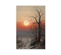 The Bare Tree Canvas Poster Wall Art Decor Print Picture Paintings for Living Room Bedroom Decoration 12x18inch(30x45cm)