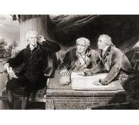 The Baring Family. Sir Francis Baring his brother John and son-in-law Charles Wall. By Edward McInnes after the painting by Sir Thomas Lawrence. Baring 1740 - 1810 was an English merchant banker. He