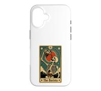 The Barista Tarot Card Coffee Skeleton Case for iPhone 16