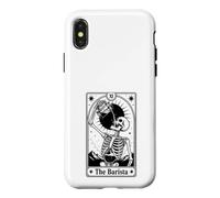 The Barista Tarot Card Coffee Skeleton Case for iPhone X/XS