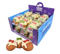 The Barking Bakery Christmas Pudding Dog Cookie - Case of 12 x 55g Fes