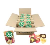 The Barking Bakery Christmas Treats for Dogs (Yappy Woofmas Heart Drops Case 10 PCS)