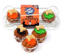 The Barking Bakery Limited Edition Howl-Oween Mini Iced Trios with Carob 38g