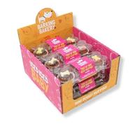 The Barking Bakery Trio of Mini Iced Woofins - 3 Mini Cakes for Dogs - Gourmet Dog Treats - Handmade - Meet Free -Baked in England - Human Grade Ingredients - 6 x 38g