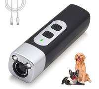 The Barklee Pro Barkshield for Dogs, Rechargeable Anti-Barking Bark Collar Alternative 50ft Range, Works Indoors & Outdoors - Dog Training & Behavior Aids (Black)