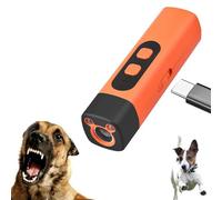 The Barklee Pro,Dog Bark Deterrent Device with Led Flashlight,25khz Anti-Barking Control For Stop Neighbor'S Dog From Barking (Single core - orange)
