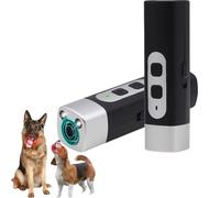 The BarkShield Pro - 2025 New Bark Shield Anti Barking Device for Dog, BarkShield Pro Ultrasonic Dog Deterrent Control with LED Flashlight for Dogs, Stop Bad Behavior Without Yell/Swat (Black)