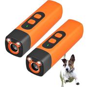 The Barkshield Pro - Bark Shield Anti Barking Device for Dogs, Barkshield for Dogs, Ultrasonic Trainer for Indoor and Outdoor Dog Training and Walking (Orange x 2)