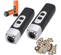 The Barkshield Pro, Bark Shield Anti Barking Device for Dogs, Dog Bark Deterrent Device with LED Flashlight, Suitable for Training to Improve Bad Behavior (B*2)