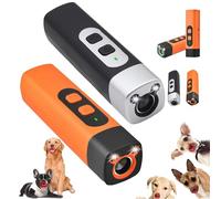 The Barkshield Pro - Bark Shield Anti Barking Device for Dogs, Dog Bark Deterrent Device with LED Flashlight, 35ft/10m Range, Suitable for Training to Improve Bad Behavior (2*Mix)