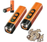 The Barkshield Pro, Bark Shield Anti Barking Device for Dogs, Dog Bark Deterrent Device with LED Flashlight, Suitable for Training to Improve Bad Behavior (A*2)