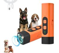 The BarkShield Pro - Bark Shield Anti Barking Device for Dogs, Double Lights Flashing, 25000-40000 Hz Three-Speed Variable Frequency, with LED Flashlight, Better Behavior, The Safe Way(1 Set)