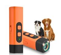 The BarkShield Pro - Bark Shield Anti Barking Device for Dogs, Ultrasonic Dog Repeller with LED Flashlight, 25000-40000 Hz Three-Speed Variable Frequency for Small Medium Large Dogs (C)