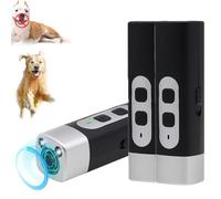 The BarkShield Pro - Bark Shield Antibarking Device for Dogs, Dog Bark Deterrent Device, Ultrasonic Dog Repeller, Stop Bad Behavior Without Yelling or Swatting, for Small Medium Large Dogs (2*Black)