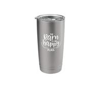 The barn is My Happy Place Stainless Steel Insulated Tumbler
