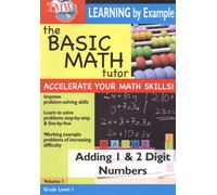 THE BASIC MATH TUTOR: ADDING 1 & 2 DIGIT NUMBERS NEW REGION 1 DVD