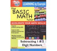 THE BASIC MATH TUTOR: SUBTRACTING 1 & 2 DIGIT NUMBERS NEW REGION 1 DVD