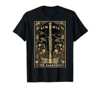 The Bassoon Instrument Bassoonist Bassoon Player Tarot Card T-Shirt